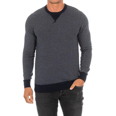 Produktbild von Hackett London Langärmliger Herrenpullover mit Rundhalsausschnitt HM701761