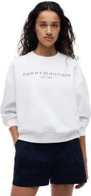 Immagine prodotto di Tommy Hilfiger 8721289364554, Adulti, Donna, Felpa, Bianco, Collo rotondo, Maniche lunghe