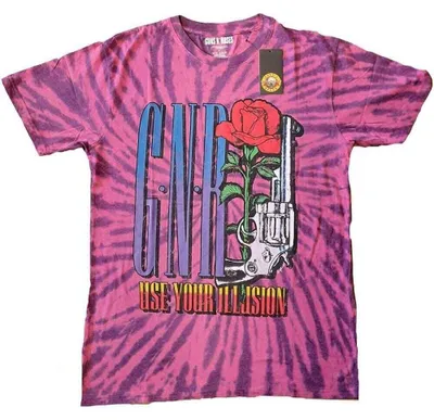 Immagine prodotto di Guns N' Roses | Maglietta ufficiale della band | UYI Pistol (Wash Collection), X-Large, Viola