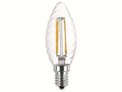 Produktbild von BLULAXA LED-Lampe 49086 Kerze Filament, E14, EEK: F, 4,5 W, 470 lm, 2700 K, gedreht
