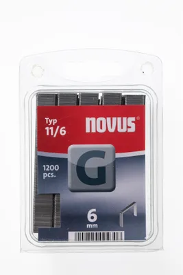 Produktbild von Novus Tackerklammer Typ G 11/6 1200 Stück