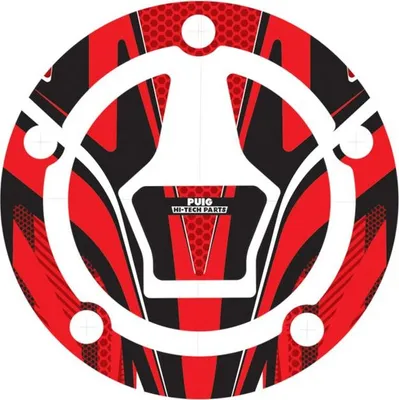 Produktbild von PUIG 9609R Tankdeckelabdeckungen Radikal  passend fuer SUZUKI GSX-R125 Rot
