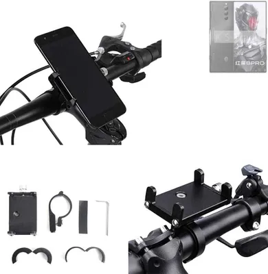 Produktbild von K-S-Trade Handyhalterung für das Fahrrad kompatibel mit nubia Red Magic 8 Pro Global Halter Lenkstange Fahrradhalterung Motorrad Bike Mount