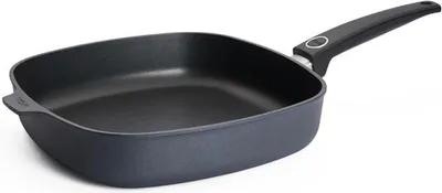 Produktbild von Woll "Diamond Lite" Bratpfanne, viereckig mit festem Stiel, 28 x 28 cm, 6 cm hoch - Induktionsgeeignet