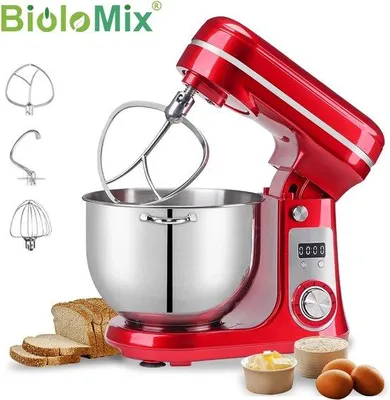 Obrázek produktu pro Kuchyňský mixér červený s mísou