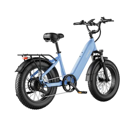 Produktbild von E Bike Fatbike 20 Zoll für Erwachsene Pedelec 15AH 48V Herren Ebike Damen Elektrofahrrad E-Bike Mountainbike City E-Bikes & E-Hollandräder Hellazur