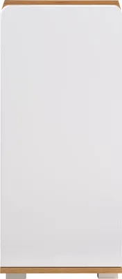 Produktbild von trendteam Bad Stauraumelement Ciara Artisan Eiche Melamin/Weiß Hochglanz Tiefzieh 37 x 82 x 31 cm