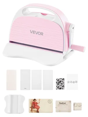 Produktbild von VEVOR Manuelle Stanz- und Prägemaschine 22,9 cm Öffnung für Kunsthandwerk Scrapbooking