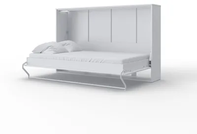 Zdjęcie produktu dla Półkotapczan poziomy "Invento 120h" (120x200) biały/biały mat