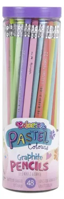 Produktbild von HB-Bleistift mit Radiergummi - dreieckig Colorino Kids Pastell