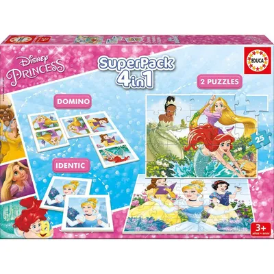 Immagine prodotto di Puzzle Superpack Principesse Disney 17198