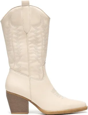 Produktbild von Cowboylaarzen  leatherlook Stiksels