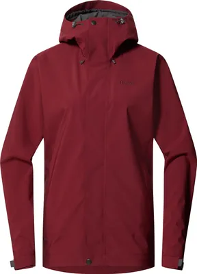 Produktbild von Haglöfs Damen Breeze Proof Regenjacke Carmine Red XL