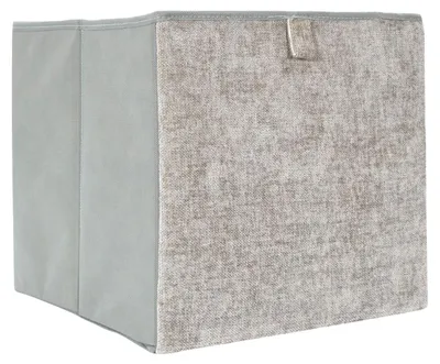 Produktbild von HowHomely | Aufbewahrungsbox - Regalbox - Klappbox - 30 x 30 x 30 cm - taupe - Dekobox - modern