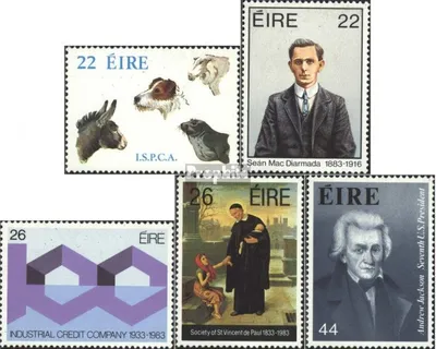 Produktbild von Briefmarken Irland 1983 Mi 515-519 (kompl.Ausg.) postfrisch ISPCA
