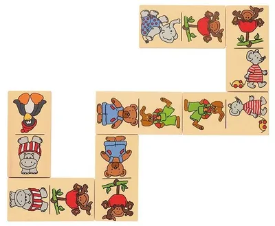 Produktbild von Domino Wesole zwierzatka