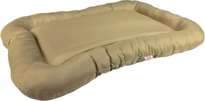 Obrázek produktu pro Voděodolné psí lůžko, rozměry 85 x 60 cm – odolné, snadno udržovatelné, z materiálu Cordura, podložka pro malé, střední i velké psy, pro vnitřní i venkovní použití – barva – mléčná káva