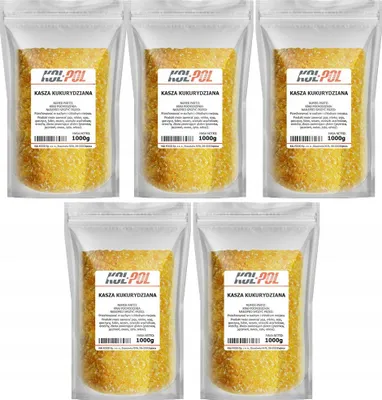Zdjęcie produktu dla KASZA KUKURYDZIANA 5kg Naturalna kaszka do dań i deserów jakość Kol-Pol