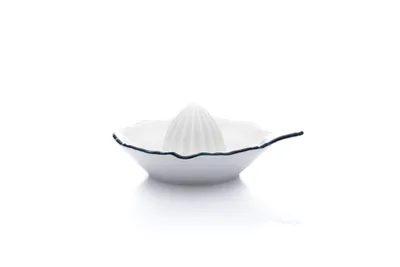 Zdjęcie produktu dla Wyciskarka do cytryn Thun 1794, czeska porcelana, Bernadotte, niebieskie rozety, Thun