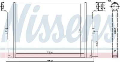 Immagine prodotto di Intercooler NISSENS 97066