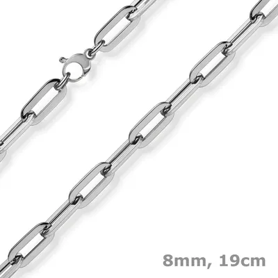 8mm-Weit-Anker-Vierkant-Armband-585-Weißgold-19cm