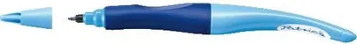 Produktbild von Ergonomischer Tintenroller für Rechtshänder - STABILO EASYoriginal in dunkel-/hellblau - Einzelstift - Schreibfarbe blau (löschbar) - inklusive Patrone