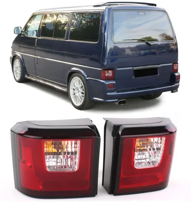 Für VW T4 IV ab 1990-2003 Original LED LIGHTBAR Rückleuchten Heckleuchten Rot in der Farbe Rot von Carparts-Online GmbH