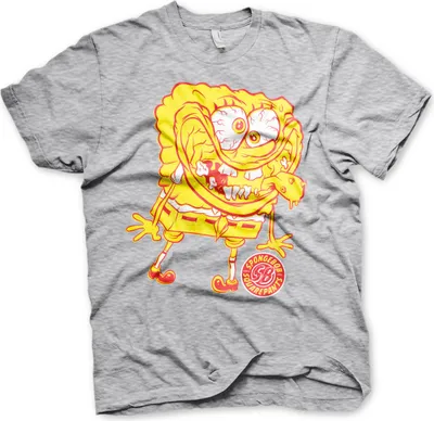 Produktbild von Spongebob Squarepants - Weird T-Shirt - Large - HeatherGrey