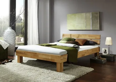 Produktbild von Futonbett Judith Bett Futonliege Kernbuche Massiv geölt Breite 140cm