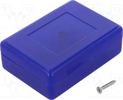Image de 1 x Boîtier : universel. Dimensions : X : 59 mm, Y : 84 mm, Z : 30 mm. Boîtier universel Z23BL