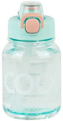 Obrázok produktu pre FĽAŠA NA VODU A NÁPOJE 700 ml S UCHOM, BEZ BPA, ZELENÁ, S MOTÍVOM KITE