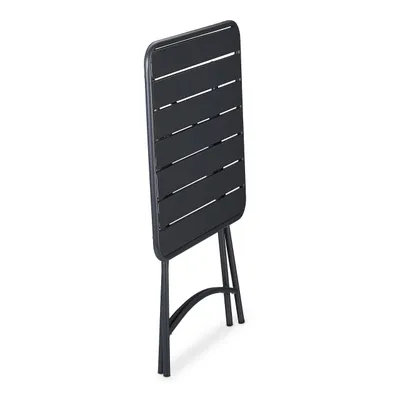 Immagine prodotto di tavolo da giardino relaxdays antracite quadrato 59,0 x 59,0 x 74,0 cm