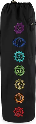 Produktbild von GAIAM Yoga Matten Tasche schwarz mit Chakra