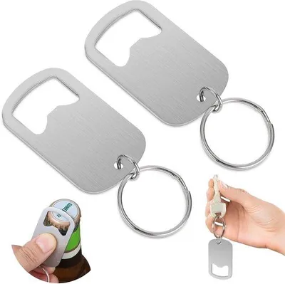Productafbeelding van Flesopener van staal met schroevendraaierhaak - Veelzijdig - Set van 2