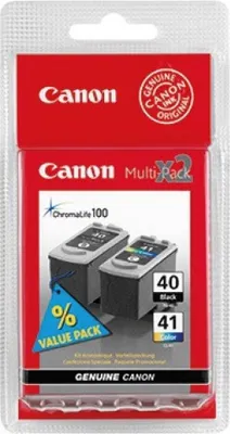 Produktbild von Canon Tintenpatronen PG-40/CL-41 Multipack (BK/C/M/Y)