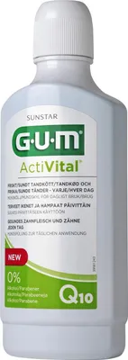 Produktbild von Sunstar GUM ActiVital Mundspülung 6060, 500 ml - Lange Haltbarkeit!