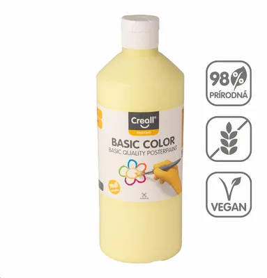 Obrázok produktu pre Temperová farba Creall 500 ml - pastelovožltá