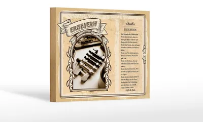 Produktbild von Holzschild Berufe 18x12 cm Erzieherin Lehrerin Bücher Dekoration