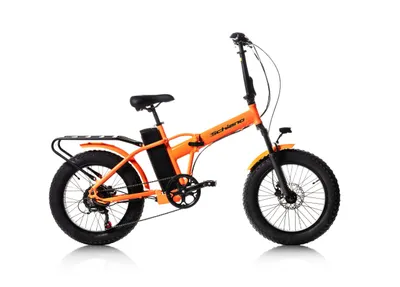 Immagine prodotto di F.lli Schiano Fat Alluminio 20" - E-Bike Pieghevole In Alluminio, Ruote Fat 20", Cambio 6 Velocità, Motore 250 W, Batteria 48Vx13Ah - Colore Arancione
