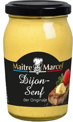 Produktbild von Maitre Marcel Dijon-Senf 200 Ml Glas  Vegan  Aromatisch scharf