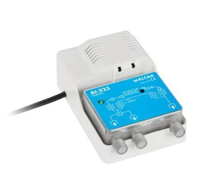 Produktbild von Alcad AI-223 Antennenverstärker, 25 dB, 2 Ausgänge