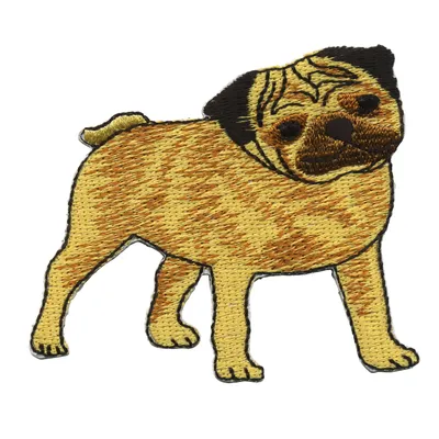 Produktbild von Aufnäher - Hund - Mops - Patch