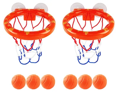 Produktbild von Badespielzeug-Basketballkorb für Kleinkinder und Babys, Badewannen-Basketball mit Saugnäpfen, lustiges Basketballspielzeug für Jungen und Mädchen in der Badewanne