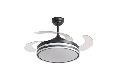 Zdjęcie produktu dla Wentylator sufitowy z oświetleniem LED i pilotem Ganuwa 107 cm