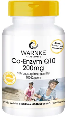 Produktbild von Coenzym Q10 200 mg Kapseln 100 St