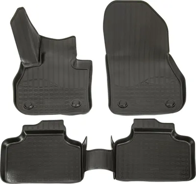 Produktbild von NORM LINERS | 3D Gummimatten Auto Matten Fussmatten Kompatibel mit Mini Countryman 2 F60 ab 2017, Individuelle Passform mit Hohem Rand cca 4-5cm, Allwetter,