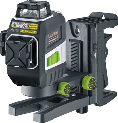 Obrázok produktu pre Laserliner MasterPlane, 50 m, 0,2 mm/m, 3,5°, 515 nm (< 1 mW), Radový, Čierna, Svetlozelená