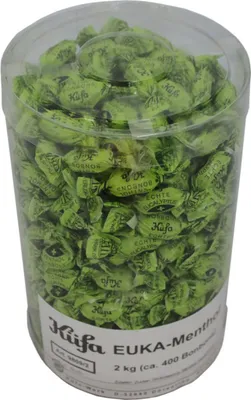 Produktbild von Küfa Euka Menthol Bonbons mit Eukalyptus circa 400 Stück 2000g