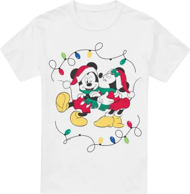 Image de Disney - T-shirt pour homme - Design de Noël TV4811 (XXL) (Blanc)