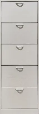 Immagine prodotto di Milani Home - scarpiera moderna 5 antecm 24 l x 60 p x 180 h - Bianco